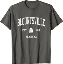 Blountsville Alabama AL T-Shirt Vintage Athletic Sports Design Tee