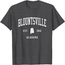 Blountsville Alabama AL T-Shirt Vintage Athletic Sports Design Tee