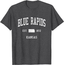 Blue Rapids Kansas KS T-Shirt Vintage Athletic Sports Design Tee