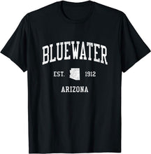 Bluewater Arizona AZ T-Shirt Vintage Athletic Sports Design Tee