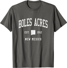 Boles Acres New Mexico NM T-Shirt Vintage Athletic Sports Design Tee