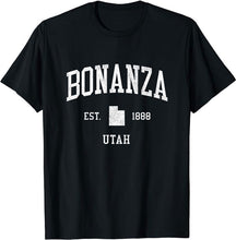 Bonanza Utah UT T-Shirt Vintage Athletic Sports Design Tee