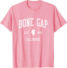 Bone Gap Illinois IL T-Shirt Vintage Athletic Sports Design Tee