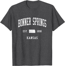 Bonner Springs Kansas KS T-Shirt Vintage Athletic Sports Design Tee