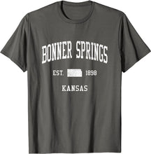 Bonner Springs Kansas KS T-Shirt Vintage Athletic Sports Design Tee