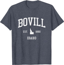 Bovill Idaho ID T-Shirt Vintage Athletic Sports Design Tee