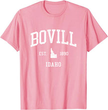 Bovill Idaho ID T-Shirt Vintage Athletic Sports Design Tee