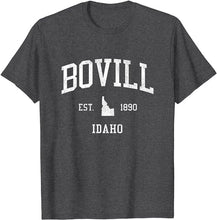 Bovill Idaho ID T-Shirt Vintage Athletic Sports Design Tee