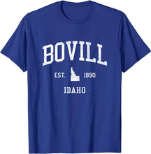 Bovill Idaho ID T-Shirt Vintage Athletic Sports Design Tee