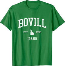 Bovill Idaho ID T-Shirt Vintage Athletic Sports Design Tee