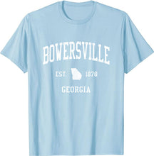 Bowersville Georgia GA T-Shirt Vintage Athletic Sports Design Tee
