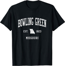 Bowling Green Missouri MO T-Shirt Vintage Athletic Sports Design Tee