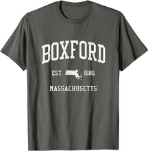 Boxford Massachusetts MA T-Shirt Vintage Athletic Sports Design Tee