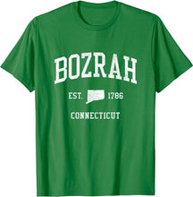 Bozrah Connecticut CT T-Shirt Vintage Athletic Sports Design Tee