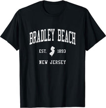 Bradley Beach New Jersey NJ T-Shirt Vintage Athletic Sports Design Tee