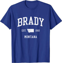 Brady Montana MT T-Shirt Vintage Athletic Sports Design Tee