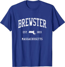 Brewster Massachusetts MA T-Shirt Vintage Athletic Sports Design Tee