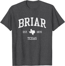 Briar Texas TX T-Shirt Vintage Athletic Sports Design Tee