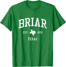 Briar Texas TX T-Shirt Vintage Athletic Sports Design Tee