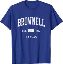 Brownell Kansas KS T-Shirt Vintage Athletic Sports Design Tee