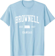 Brownell Kansas KS T-Shirt Vintage Athletic Sports Design Tee