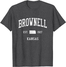 Brownell Kansas KS T-Shirt Vintage Athletic Sports Design Tee