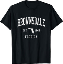 Brownsdale Florida FL T-Shirt Vintage Athletic Sports Design Tee