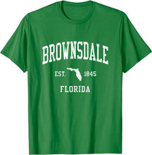 Brownsdale Florida FL T-Shirt Vintage Athletic Sports Design Tee