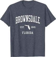 Brownsdale Florida FL T-Shirt Vintage Athletic Sports Design Tee