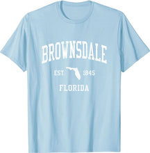 Brownsdale Florida FL T-Shirt Vintage Athletic Sports Design Tee