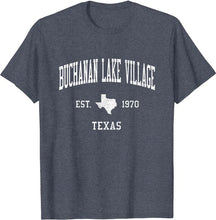 Buchanan Lake Village Texas TX T-Shirt Vintage Athletic Sports Design Tee