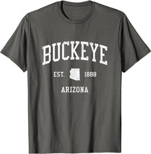 Buckeye Arizona AZ T-Shirt Vintage Athletic Sports Design Tee