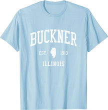 Buckner Illinois IL T-Shirt Vintage Athletic Sports Design Tee
