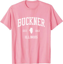 Buckner Illinois IL T-Shirt Vintage Athletic Sports Design Tee