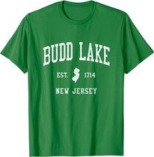 Budd Lake New Jersey NJ T-Shirt Vintage Athletic Sports Design Tee