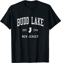 Budd Lake New Jersey NJ T-Shirt Vintage Athletic Sports Design Tee