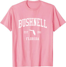 Bushnell Florida FL T-Shirt Vintage Athletic Sports Design Tee