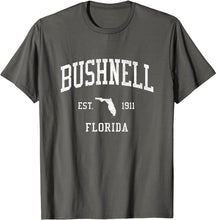 Bushnell Florida FL T-Shirt Vintage Athletic Sports Design Tee