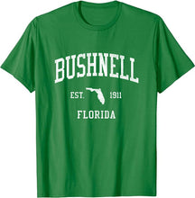 Bushnell Florida FL T-Shirt Vintage Athletic Sports Design Tee