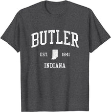 Butler Indiana IN T-Shirt Vintage Athletic Sports Design Tee