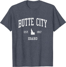 Butte City Idaho ID T-Shirt Vintage Athletic Sports Design Tee