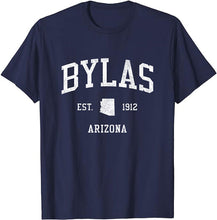 Bylas Arizona AZ T-Shirt Vintage Athletic Sports Design Tee