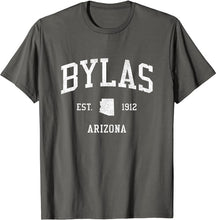 Bylas Arizona AZ T-Shirt Vintage Athletic Sports Design Tee