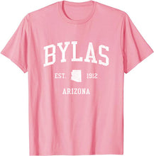 Bylas Arizona AZ T-Shirt Vintage Athletic Sports Design Tee