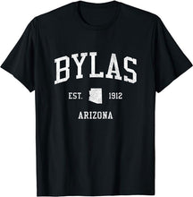 Bylas Arizona AZ T-Shirt Vintage Athletic Sports Design Tee