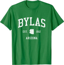 Bylas Arizona AZ T-Shirt Vintage Athletic Sports Design Tee