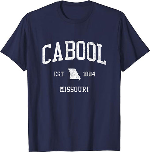 Cabool Missouri MO T-Shirt Vintage Athletic Sports Design Tee