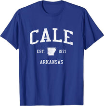 Cale Arkansas AR T-Shirt Vintage Athletic Sports Design Tee