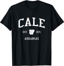 Cale Arkansas AR T-Shirt Vintage Athletic Sports Design Tee