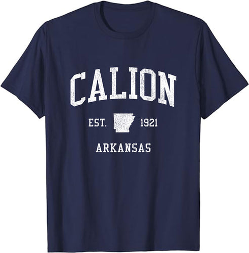 Calion Arkansas AR T-Shirt Vintage Athletic Sports Design Tee